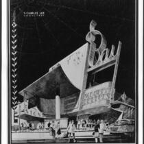 Bay Theatre, Pacific Palisades, photograph of rendering