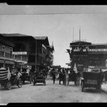 Pier Avenue and Fraser's Million Dollar Pier, Venice, 1908 or 1912