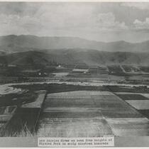 Los Angeles River from Elysian Park, early 1900's