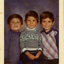Family portrait of the Vargas boys