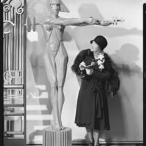 Mrs. Frank H. Schofield at Warner Bros. Studio, Burbank, 1931