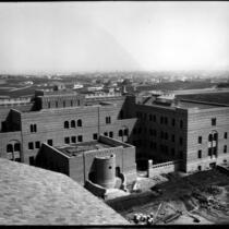 Physics-Biology Building (Humanities Building) viewed from Library (Powell Library), c.1928