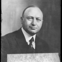 Portrait of Union Oil executive Paul N. Boggs in 1928, Los Angeles, Calif.