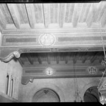 Royce Hall foyer ceiling, c.1930