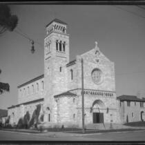 St. Monica Catholic Church, exterior view, Santa Monica, between 1925 and 1934