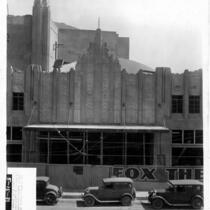 Fox Theatre, Phoenix, Construction site [8], façade