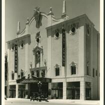 Fox Theatre, Long Beach, facade
