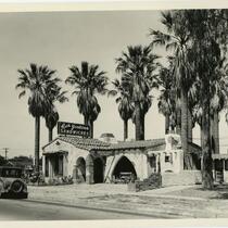 Ruth Jenkins Sandwiches, street view, Santa Ana, 1932