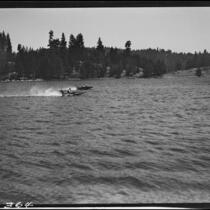 Outboard motorboats, Lake Arrowhead, [1929?]