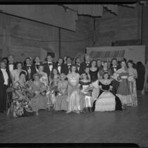 Cast of La Traviata, Hollywood or Pomona, 1949