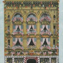 Winner of Prize Building Decorated by J.M. Walters for J.W. Robinson Co. (Boston Store) Los Angelesm Cal.