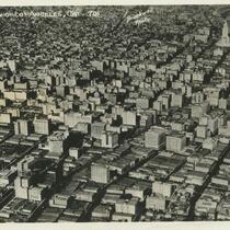 Aerial View of los Angeles, Cal