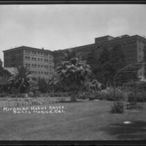 Miramar Hotel Annex and surrounding grounds, Santa Monica, circa 1920