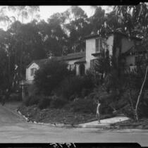 Spanish-style house on hillside, Palos Verdes Estates, 1929