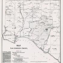 Map of part of Los Angeles County, Los Angeles