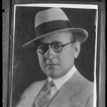 Copy of a photograph of Charles G. Anthony, portrait, 1931