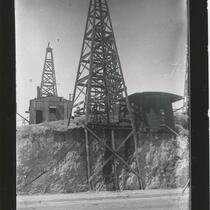 Constructed oil well, Los Angeles, c. February 3, 1959