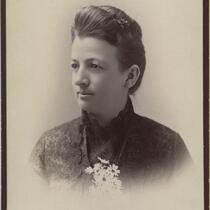 Mrs. Margaret Frick, teacher at Los Angeles High School, 1890