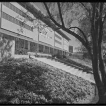 Grandstand facade at Santa Anita Park, Arcadia, 1936
