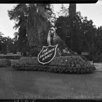 Salvation Army parade float for Tournament of Roses, Pasadena, 1937