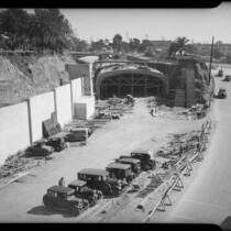 McClure Tunnel under construction, Santa Monica, 1934
