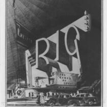 Newsreel Theatre "Rio," photograph of rendering