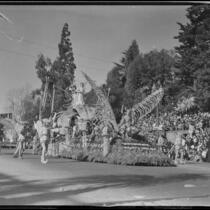 "A Midsummer Night's Dream" float in the Tournament of Roses Parade, Pasadena, 1935