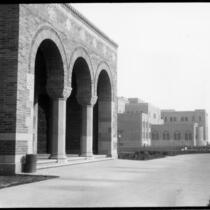 Chemistry Building (Haines Hall) with Physics Biology Building (Humanities Building) in background, c.1930