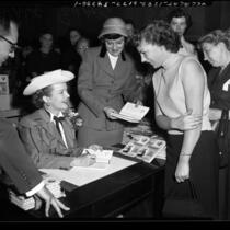 Dale Evans at book signing for her book 