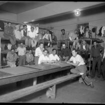 23 male inmates in the Lincoln Heights Jail, Los Angeles, circa 1925