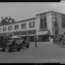 Street scene at Wilshire Boulevard, Santa Monica, 1928