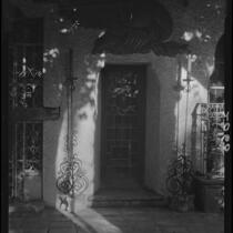 Doorway, Mission Inn, Riverside, 1929