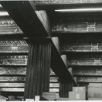 Ceiling beam detail, Andrews Hardware store, Los Angeles, June 28, 1972