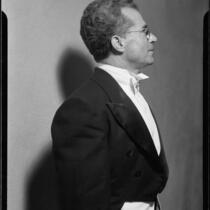 Music director Francisco Camacho Vega, La Traviata, Hollywood or Pomona, 1949