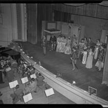 Production of the opera La Traviata, Hollywood or Pomona, 1949