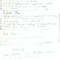 Charles Kikuchi, 3rd Squard, 2nd Platoon....[handwriting on back of photograph]