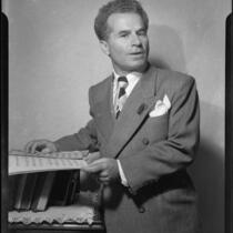 Music director Francisco Camacho Vega, La Traviata, Hollywood or Pomona, 1949