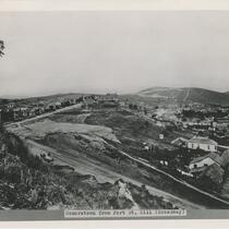 Scene of Sonora Town from Fort St. Hill, Los Angeles