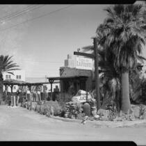 Group of people at Casa de la Fuente, Palm Springs, 1936