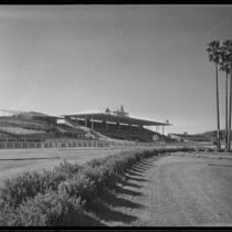 Clubhouse and Grandstand at Santa Anita Park, Arcadia, 1936