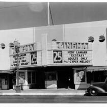 Cinema Theatre, Los Angeles, street elevation