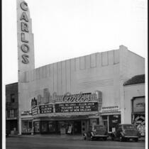 Carlos Theatre, San Carlos, street elevation, day