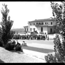Hershey Hall dedication - Onlookers, 1931