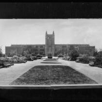 Exterior view of Los Angeles High School, Los Angeles, 1933