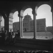 Powell Library from Royce Hall, University of California, Los Angeles, 1928