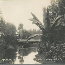 Bridge in East Lake Park, otherwise known as Lincoln Park, Los Angeles