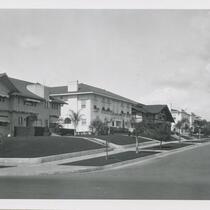 View of homes on South Ardmore Avenue, Los Angeles