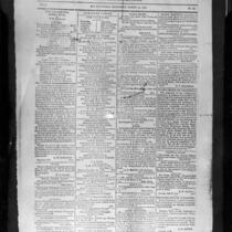Front page of Californian, March 15, 1848, photographed, 1950