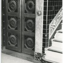 Elevator detail, Andrews Hardware store, Los Angeles, June 28, 1972