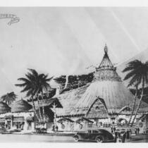 Tropics Resort Hotel, photograph of rendering